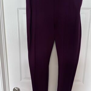 Elegant Burgandy Women's Pants